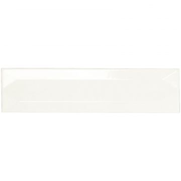 Керамогранит Ape Ceramica Reality Refraction Snow 10х30 см белый глянцевая A036323