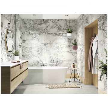 Керамогранит Ape Ceramica Volterra Voltera White Matt Rect 60х120 см белый матовая A041125
