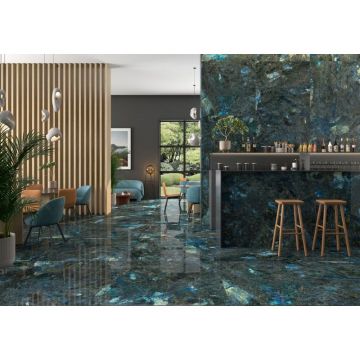 Керамогранит Geotiles (Геотайлс) Labradorite Blue 120x280 см Super Polished