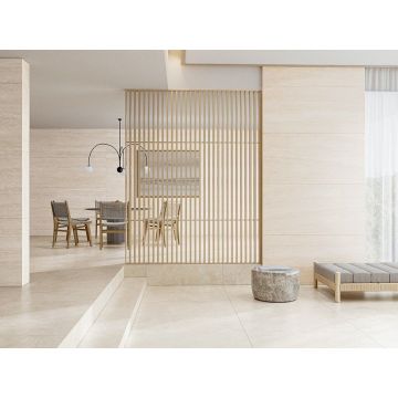 Керамогранит Tau Ceramica (Тау Керамика) Travertino Almond Rec. 60х120 см, ректификат, ппп00071314