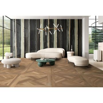 Керамогранит Tau Ceramica (Тау Керамика) Brest Umber Casseto 90х90 см, ппп00039965