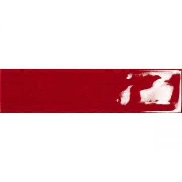 Настенная плитка Tau Ceramica (Тау Керамика) Maiolica Gloss Red 7.5х30 см, глянцевая, ппп00039559