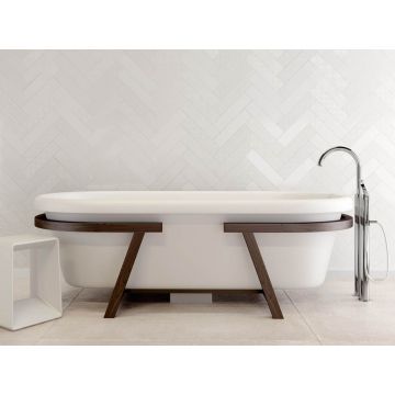 Настенная плитка Tau Ceramica (Тау Керамика) Maiolica матовая White 7.5х30 см, ппп00044547