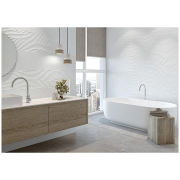 Керамическая плитка Grespania Sun Valley Baqueira Blanco 31,5х100 см белый матовая 70VY451