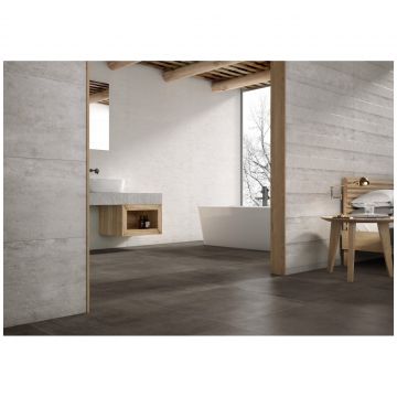 Керамическая плитка Grespania Texture Onne Perla 45х120 см серый матовая 64TX328