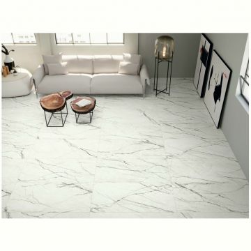 Керамическая плитка Grespania Volterra Arezzo Blanco 31,5х100 см белый, коричневый матовая 70V1311