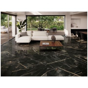 Керамогранит Grespania Calacata Black Satinado 60х120 см черный полуматовая 44C9919