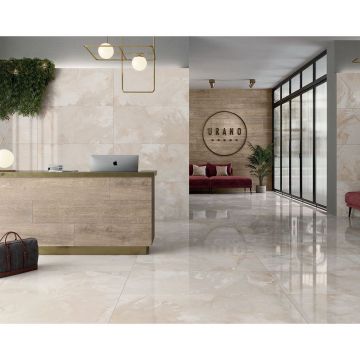 Керамогранит Alaplana (Алаплана) P.E.Urano Grey Pulido Rect.Pul. 60х120 см, ректификат, ппп00055913