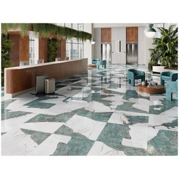 Керамогранит Fanal Botanic 90X90 Sshine 90х90 см зеленый глянцевая 90BO01