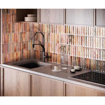 Настенная плитка El Barco (Эль Барко) Borealis Garnet 15х30 см (78803685)