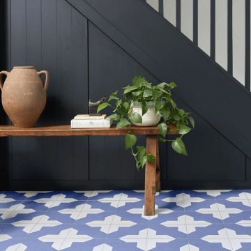 Керамогранит Mainzu (Маинзу) BM Cross Blue Mate 20x20 см