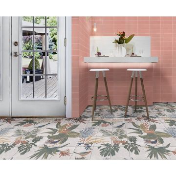 Керамическая плитка Mainzu (Маинзу) Jungle Flamingo 10х30 см