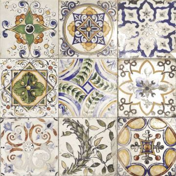 Керамогранит Mainzu (Маинзу) Maiolica/Faenza Maiolica Centro глянцевый 20х20 см