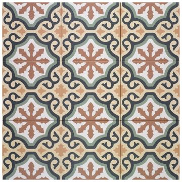 Керамогранит Маинзу Нормандия Сан-Мишель матовая 20х20 см / Norm-st.michel Mainzu