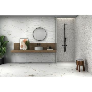 Керамическая плитка Emigres (Эмигрес) Dec alba mat gold 25х75 см