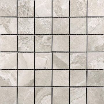 Мозаика Ceracasa (Керакаса) Mosaico Dolomite Cinder Plata (5x5) 30x30 см