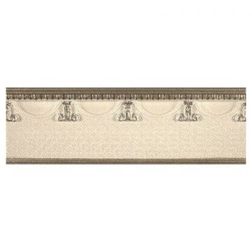 Бордюр Рокерса Aura 31,6х9 см бежевый глянцевая RCS000008, Scala Vision, Rocersa