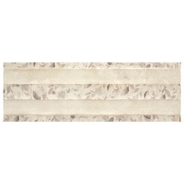 Керамическая плитка Рокерса Chrono 60х20 см бежевый матовая RCS000013, Dec Cream, Rocersa