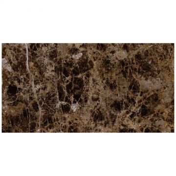 Плитка Наварти Crema Marfil 50х25 см коричневая глянцевая, Imperial Marron, Navarti
