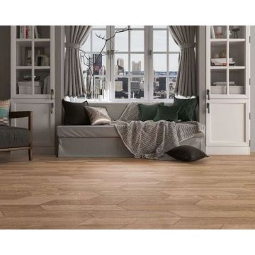 Керамическая плитка Ecoceramic (Экокерамик) Chevron Ancona Nature 8х40 см