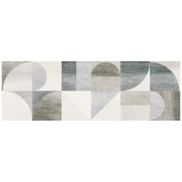 Декор Порселаните Дос Trent 9532 90х30 см серый, белый матовая PCD000038, Grey Ocean Decor Retro Ret., Porcelanite Dos