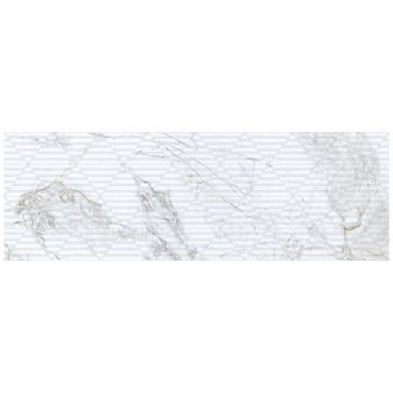Декор Порселаните Дос Iguazu 9547/1865 / Guiza 9549 90х30 см белый, серый матовая PCD000047, White Relieve, Porcelanite Dos