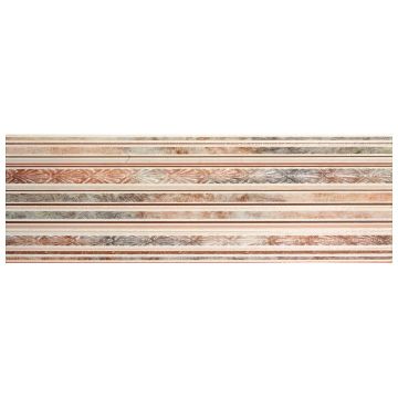 Декор Порселаните Дос Porcelanite Dos 2212+2217 67,5х22,5 см бежевый матовая PCD000016, Decor Beige Lineal Agata, Porcelanite Dos, керамический декор 2212 Decor Beige Lineal 22,5х67,5 Agata
