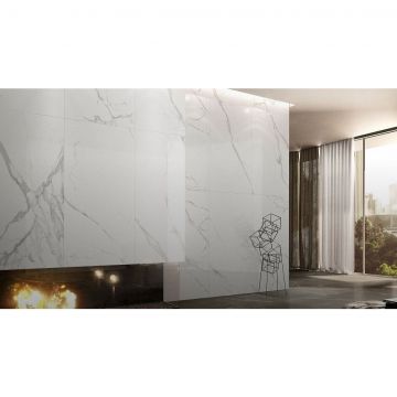 Керамогранит Delacora (Делакора) Calacatta Lincoln sugar-эффект 60х120х0,95 см 60120CLL15