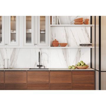 Керамогранит Delacora (Делакора) Calacatta Monsoon sugar-эффект 60х120х0,95 см 60120CMN01