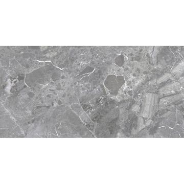 Керамогранит Delacora (Делакора) Greiny Graphite sugar-эффект 60х120х0,95 см 60120GRY25