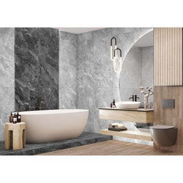 Керамогранит Delacora (Делакора) Greiny Graphite sugar-эффект 60х60х0,95 см 6060GRY25