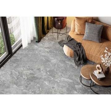 Керамогранит Delacora (Делакора) Greiny Graphite матовый 60x120x0,95 см, 60120GRY25M