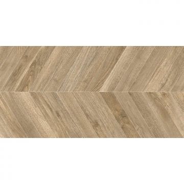 Керамогранит Delacora (Делакора) Walnut Chevron Light матовый карвинг 60x120 см, D120251M