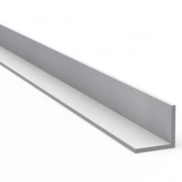 Угол алюминиевый анодированный 20х20 мм 2,95 м RAL9003