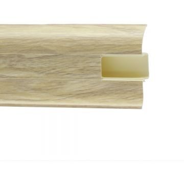 Плинтус ПВХ Royce (Ройс) 2200х58х20 мм дуб гроссо (40шт/уп) 50070091980