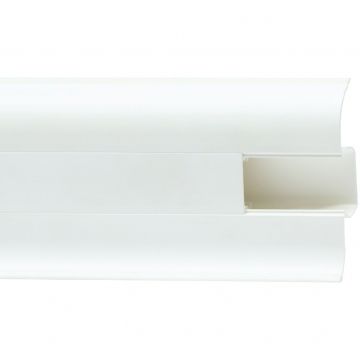 Плинтус ПВХ Royce (Ройс) 2200х58х20 мм белый матовый (40шт/уп) 50070091986