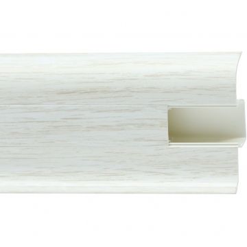 Плинтус ПВХ Royce (Ройс) 2200х58х20 мм дуб белый (40шт/уп) 50070093379