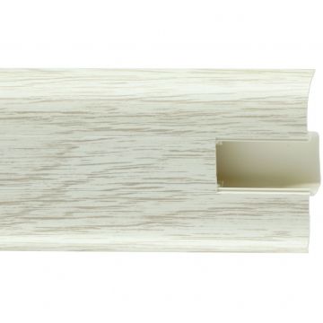 Плинтус ПВХ Royce (Ройс) 2200х58х20 мм дуб льняной (40шт/уп) 50070093387