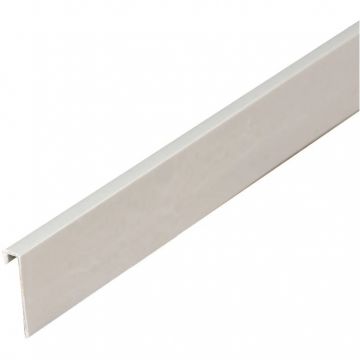 Плинтус коннелюрный ПВХ верхняя часть Bonkeel (Бонкил) Prof Светло-серый 2200х28х5 мм, 492874