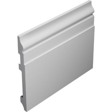 Дюрополимерный плинтус Fargo (Фарго) 13х130х2000 мм белый п042