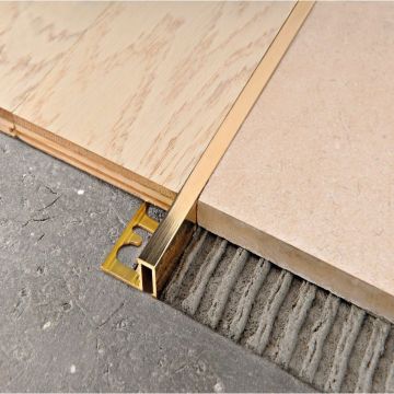 Профиль Progress Profiles (Прогресс) П-образный 18х12.5 мм 2.7 м латунь полированная (PRFOL 125)