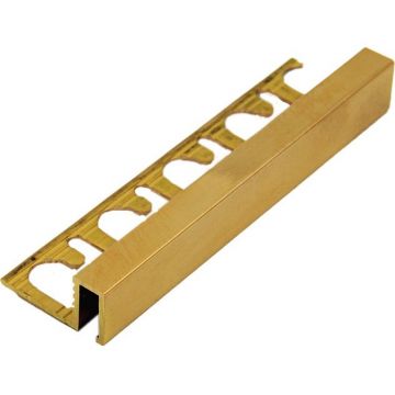 Профиль Progress Profiles (Прогресс) П-образный 18х12.5 мм 2.7 м латунь шлифованная (PRFOS 125)