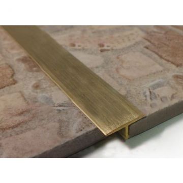 Профиль Progress Profiles (Прогресс) Т-образный 26х10 мм 2.7 м латунь шлифованная (PCROS 269)