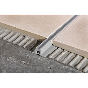 Компенсационный шов ПВХ Progress Profiles (Прогресс) 11х11 мм 2.5 м серый (C516-GS)