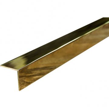 Угол внешний Progress Profiles (Прогресс) 20х20 мм 2.7 м латунь полированная (PEGОL 15А)