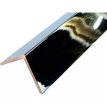 Угол внешний Progress Profiles (Прогресс) 15х15 мм 2.7 м латунь хромированная (PEGОС 15А)