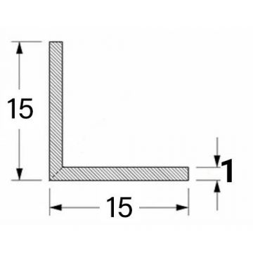 Угол внешний Progress Profiles (Прогресс) 15х15 мм 2.7 м латунь хромированная (PEGОС 15А)