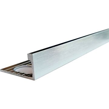 Профиль Progress Profiles (Прогресс) Г-образный алюминиевый анодированный 18х3 мм 2.7 м серебристый (PТAA 03)