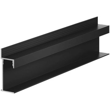 Теневая рейка под подсветку Laconistiq (Лаконистик) Light Panel Черный анодированный 3000х44х17 мм, 10-11-300