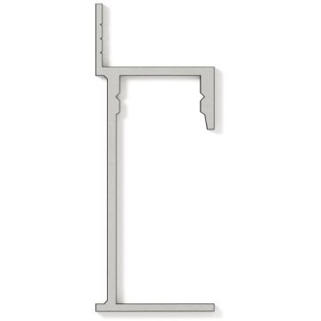 Теневая рейка под подсветку Laconistiq (Лаконистик) Light Panel Черный анодированный 3000х44х17 мм, 10-11-300